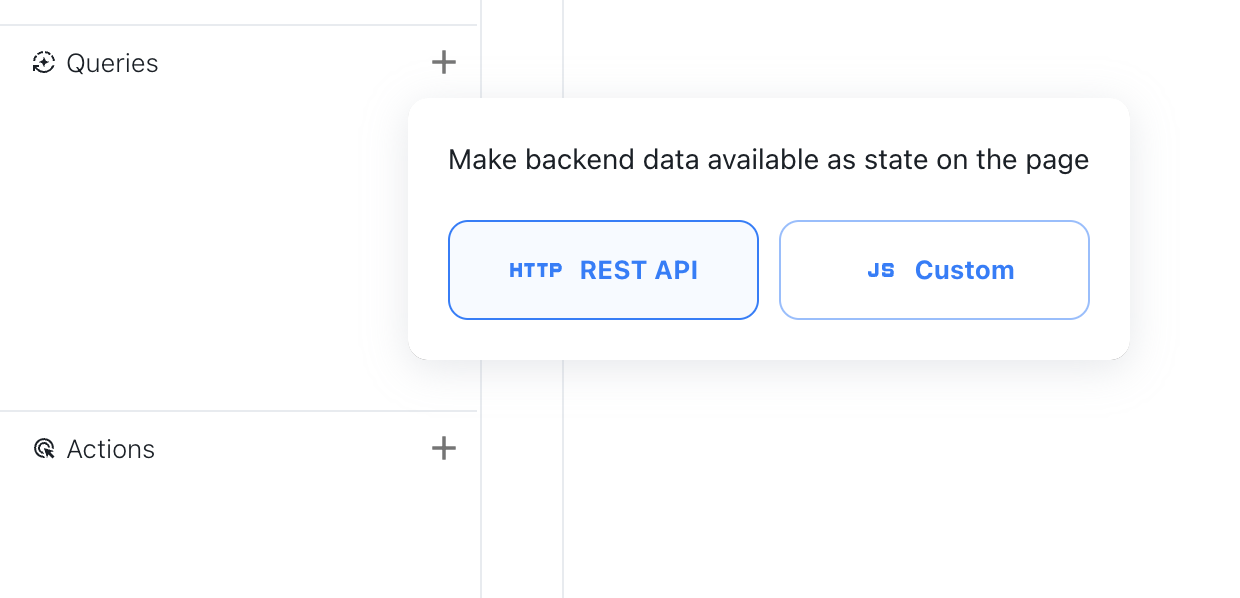 Choose REST API